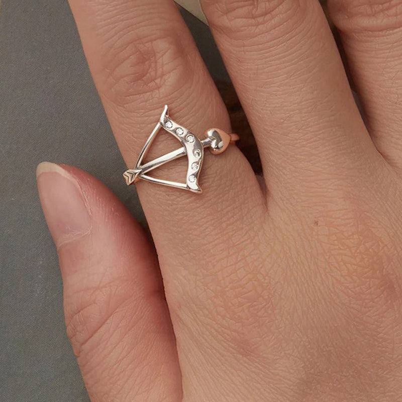 Luna Arrow of Love Ring 925 Silver