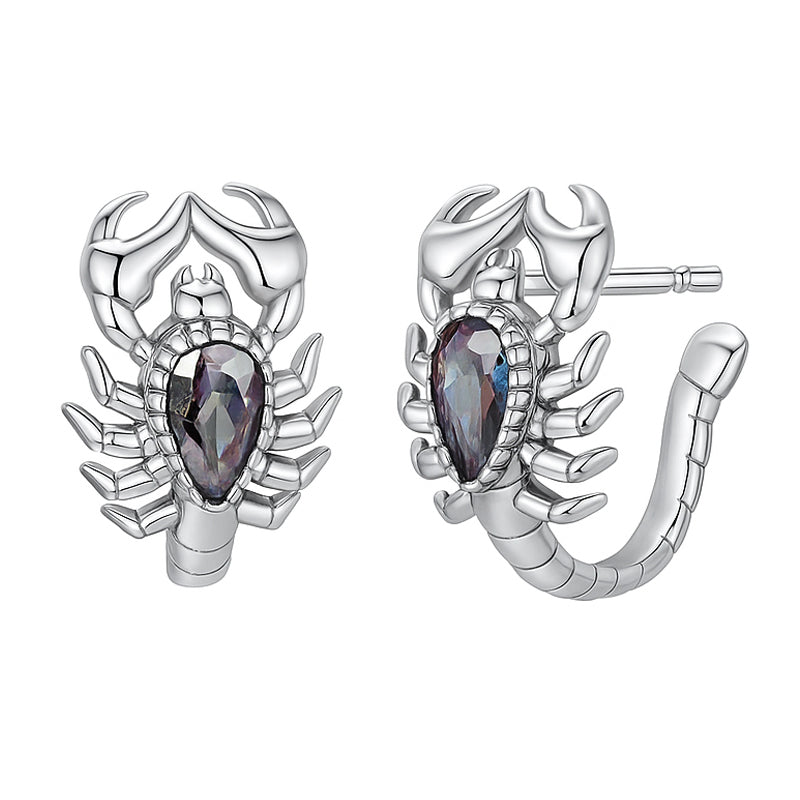 Luna Scorpion Earring 925 Silver