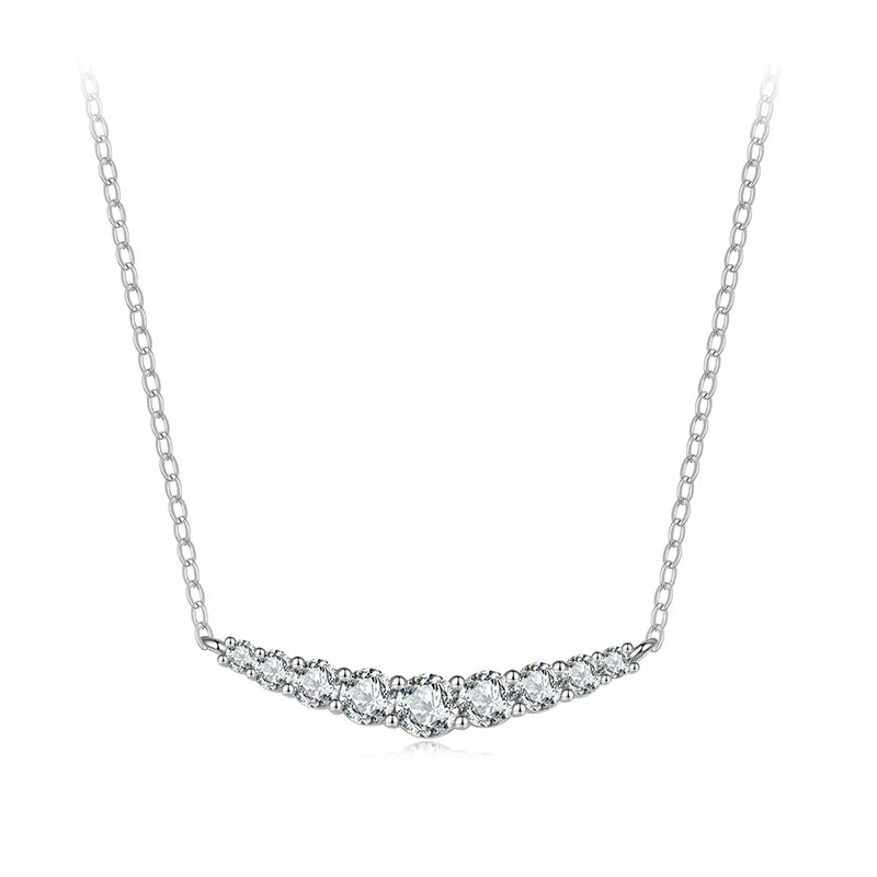 Luna Crystals Necklace 925 Silver
