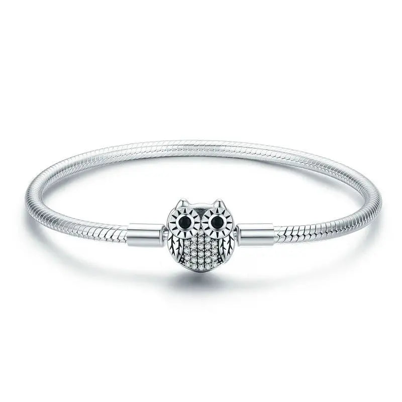 Luna Owl Bracelet 925 Silver