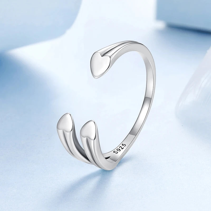 Luna Hearts Set 925 Silver