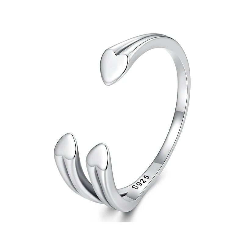 Luna Hearts Set 925 Silver