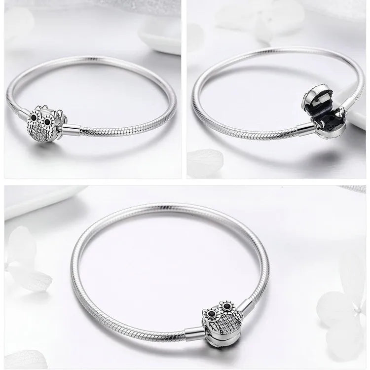 Luna Owl Bracelet 925 Silver