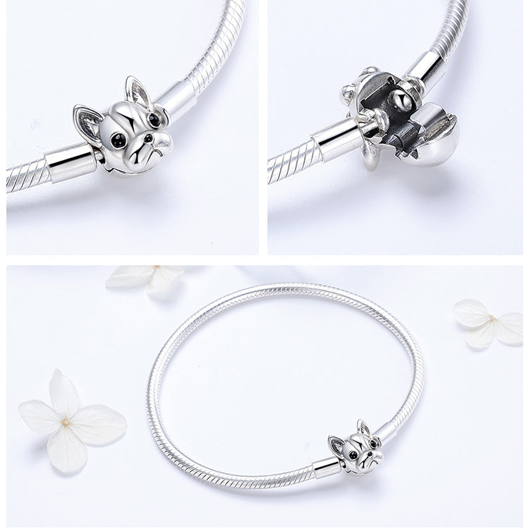 Luna Dog Bracelet 925 Silver