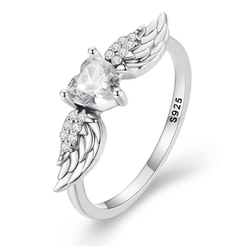 Luna Wings Ring 925 Silver