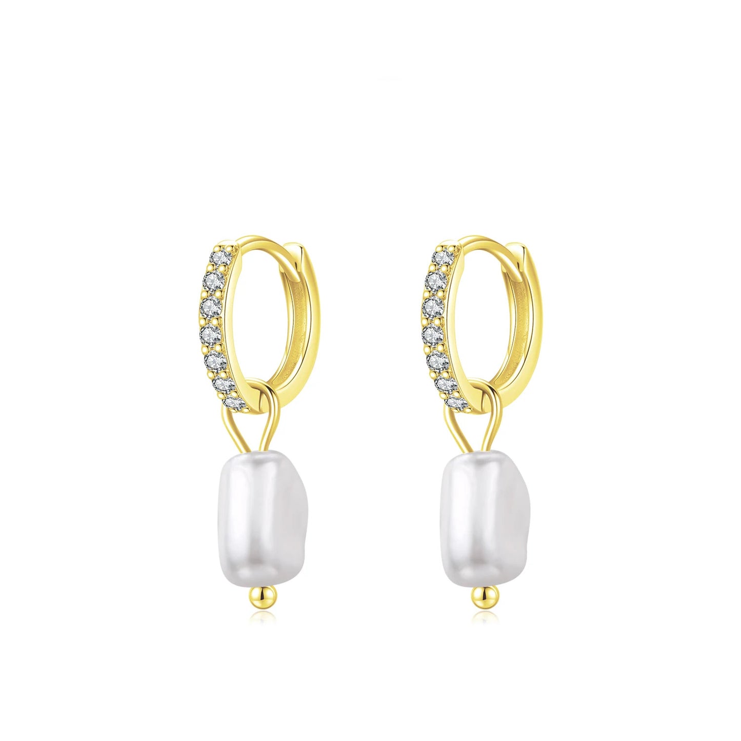 925 Silver Pearl Earrings