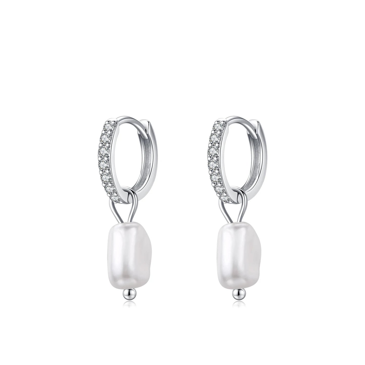 925 Silver Pearl Earrings