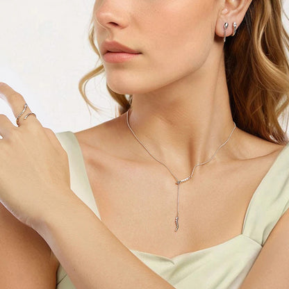 Luna Snake Necklace 925 Silver