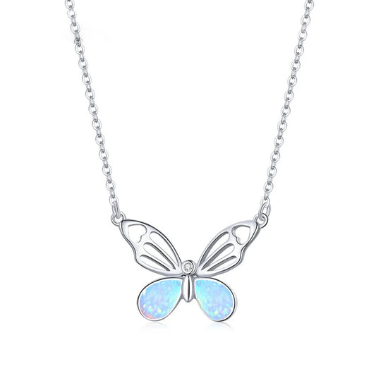 Luna Butterfly Necklace 925 Silver