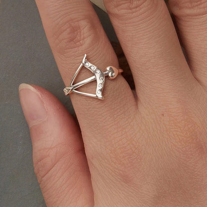 Luna Arrow of Love Ring 925 Silver
