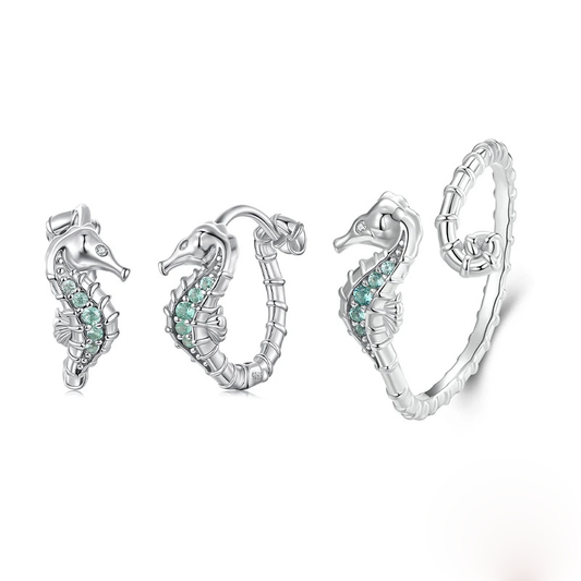 Luna Dragon Set 925 Silver