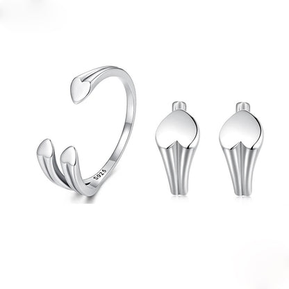 Luna Hearts Set 925 Silver