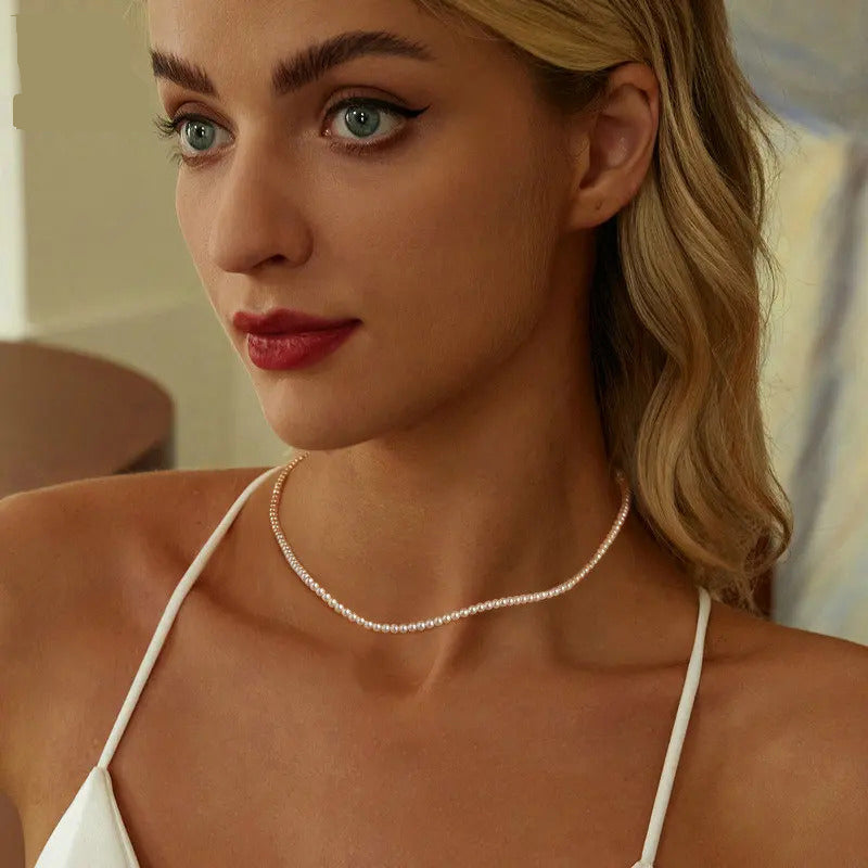 Luna Pearl Necklace 925 Silver