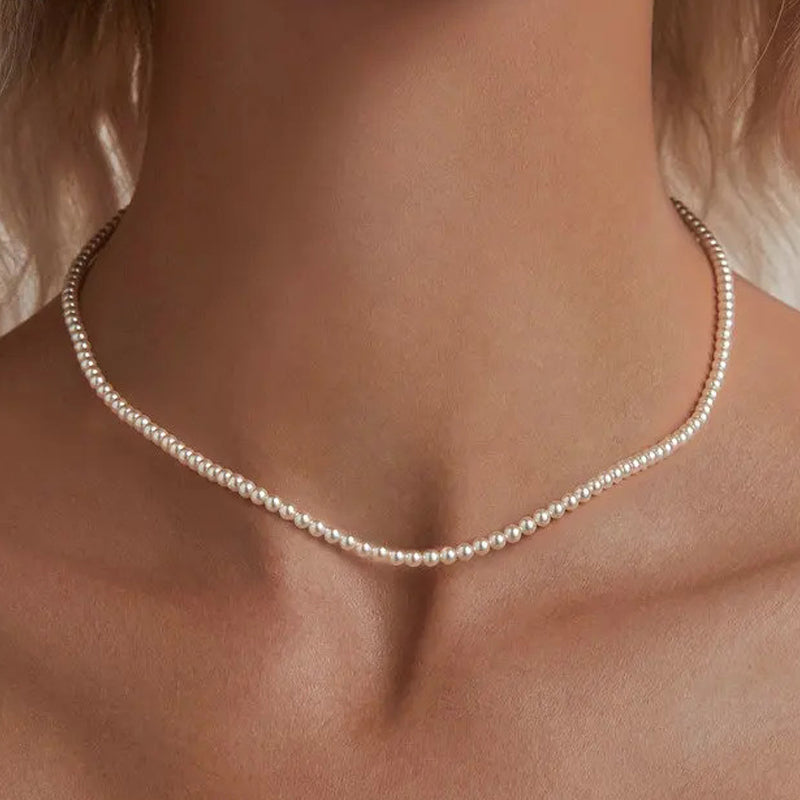 Luna Pearl Necklace 925 Silver