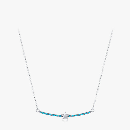 Moon Star Necklace 925 Silver