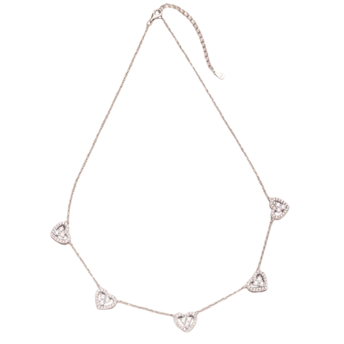 Luna Lucky Heart Necklace 925 Silver