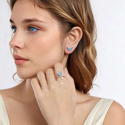 Luna Butterflies Set 925 Silver
