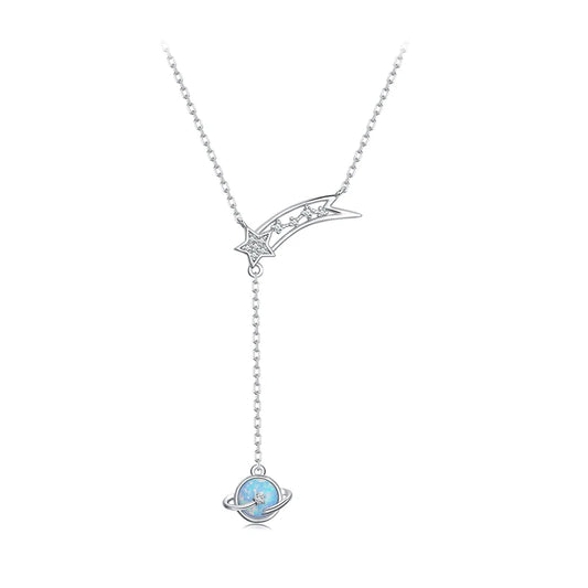 Luna Planet Necklace 925 Silver