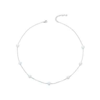 Luna Pearl Necklace 925 Silver