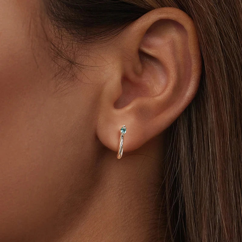 Luna Snake Earring 925 Silver