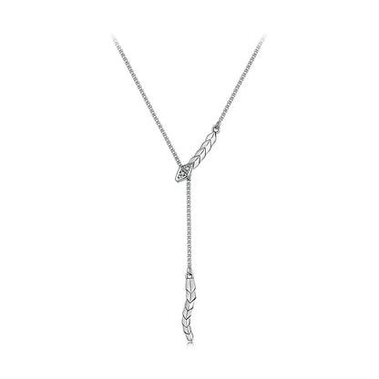 Luna Snake Necklace 925 Silver