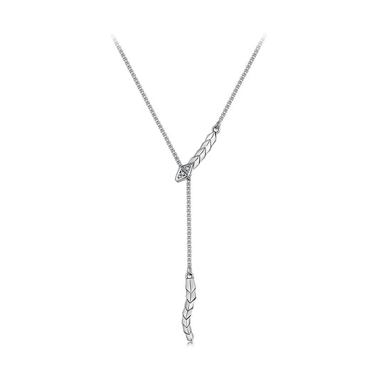 Luna Snake Necklace 925 Silver