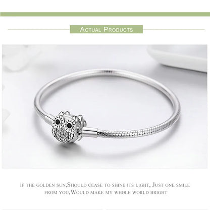 Luna Owl Bracelet 925 Silver