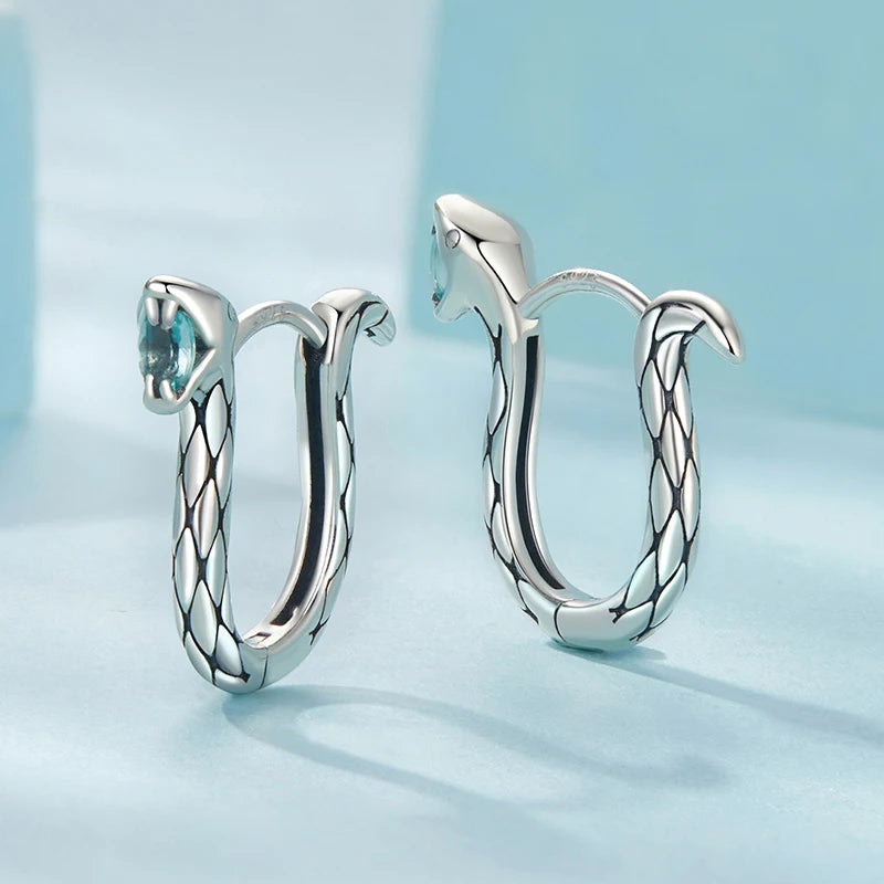 Luna Snake Earring 925 Silver