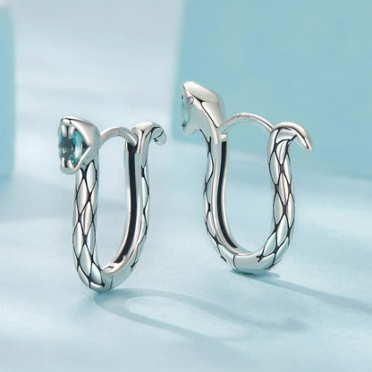 Luna Snake Earring 925 Silver