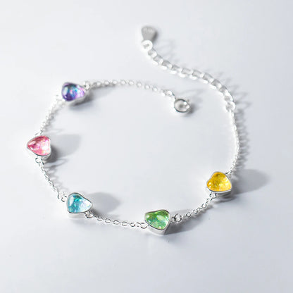 Colorful Hearts Bracelet