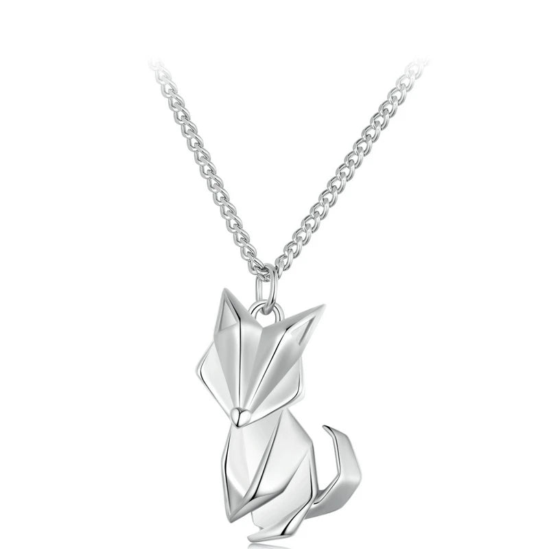 Luna Wolf Necklace 925 Silver