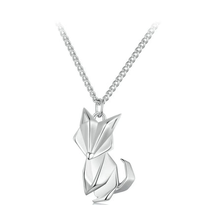 Luna Wolf Necklace 925 Silver