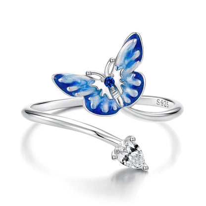 Luna Butterflies Set 925 Silver