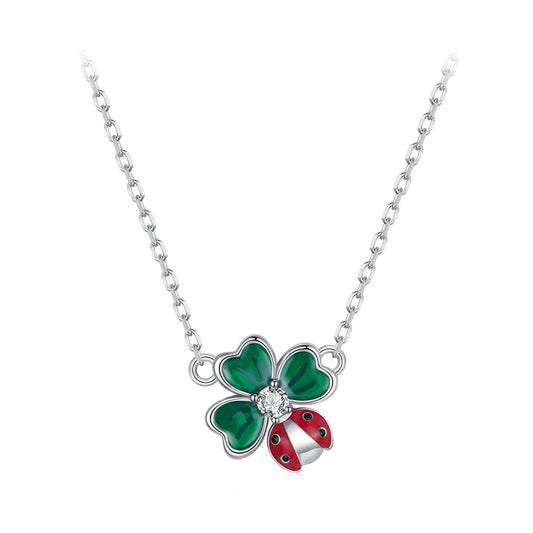 Luna Clover Necklace 925 Silver