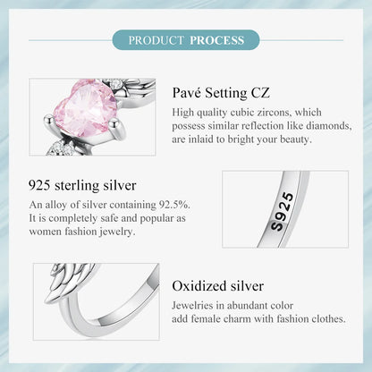 Luna Wings Ring 925 Silver