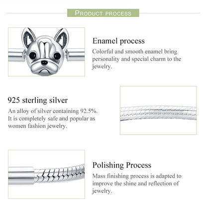 Luna Dog Bracelet 925 Silver