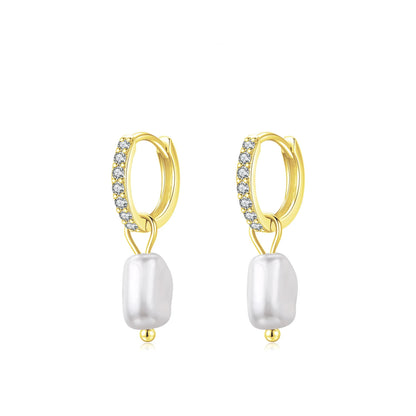 925 Silver Pearl Earrings