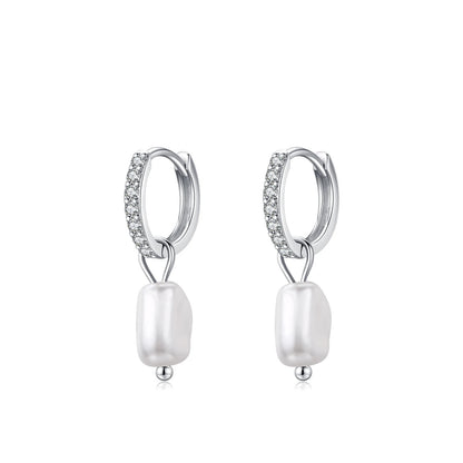 925 Silver Pearl Earrings